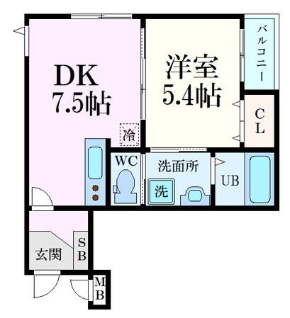 CLOVER NAGATSUKAの物件間取画像